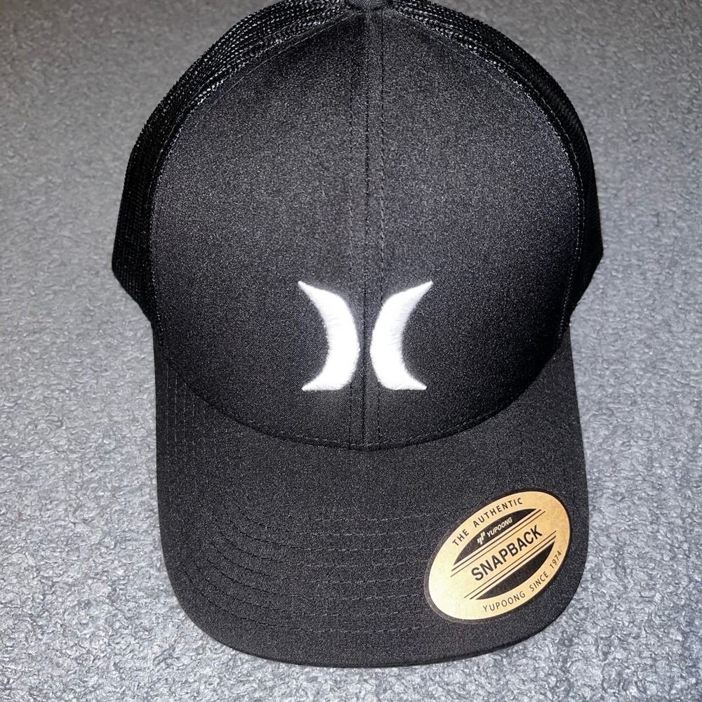 Hurley Black Snapback Hat